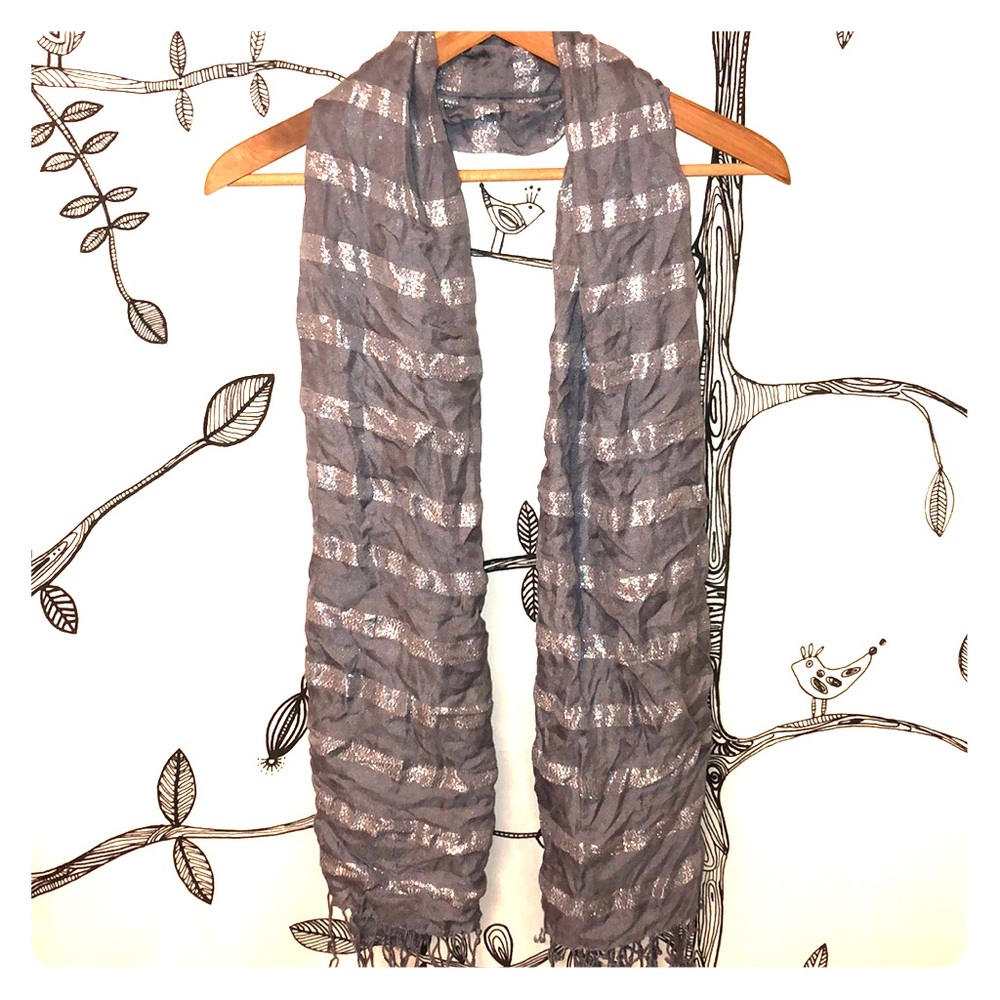 Gray & Silver scarf